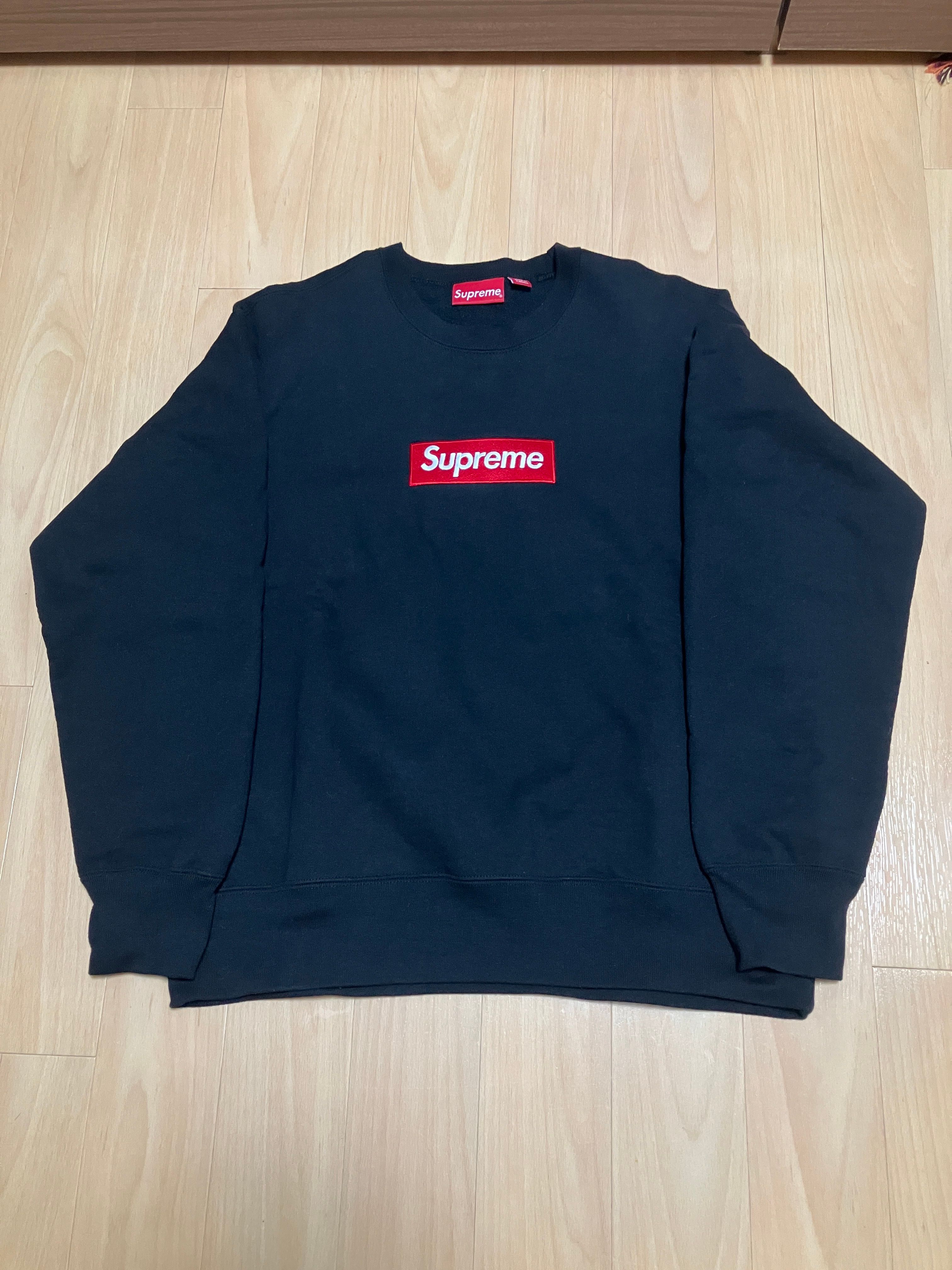 Supreme Box Logo Crewneck "Black" (22FW)