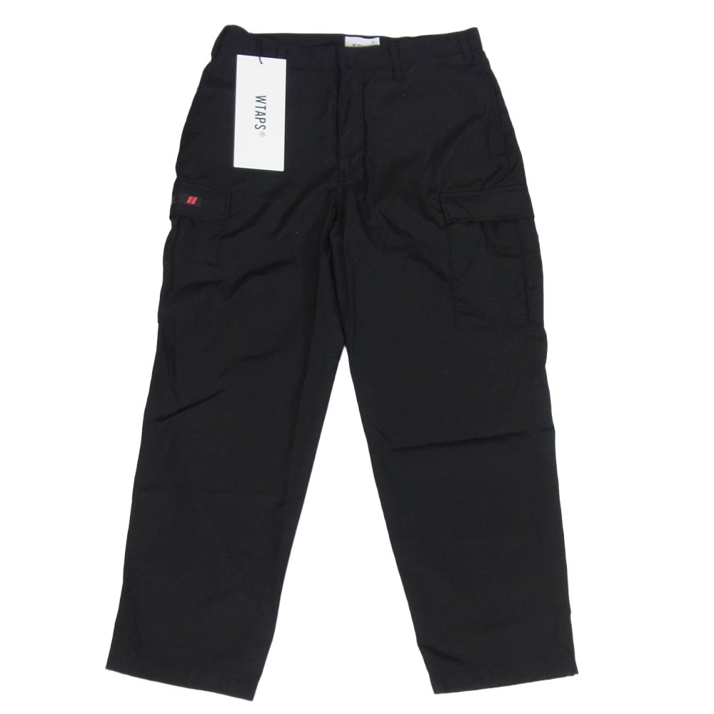 WTAPS ダブルタップス パンツ 26SS 261WVDT-PTM01 TROUSERS  WOPL. RIPSTOP  ミルト9601 トラウザーズ ブラック系 2【美品】【中古】