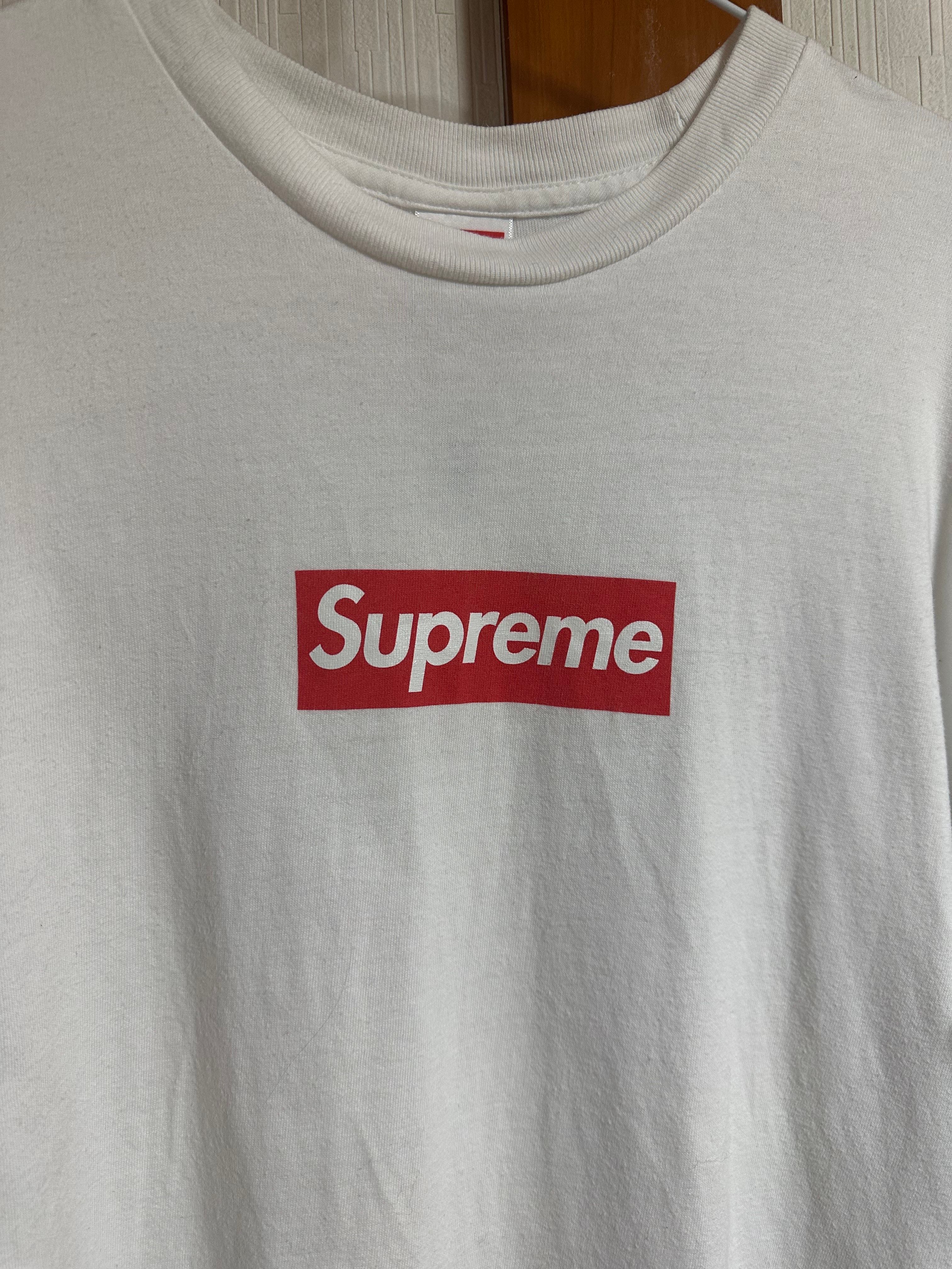 Supreme Box Logo L/S Tee "White"