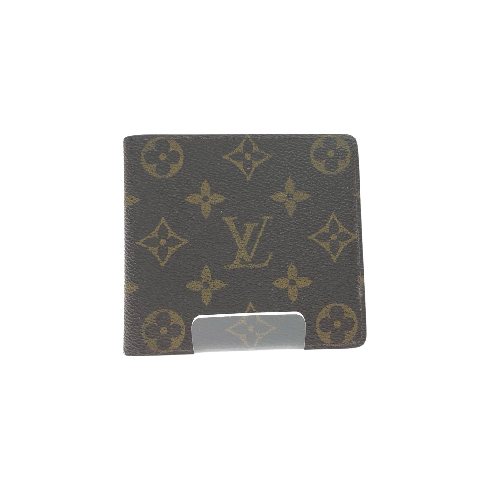 LOUIS VUITTON ルイヴィトン ユニセックス 二つ折り財布 小銭入れなし モノグラム ポルトビエ・カルトクレディ M60879 ブラウン