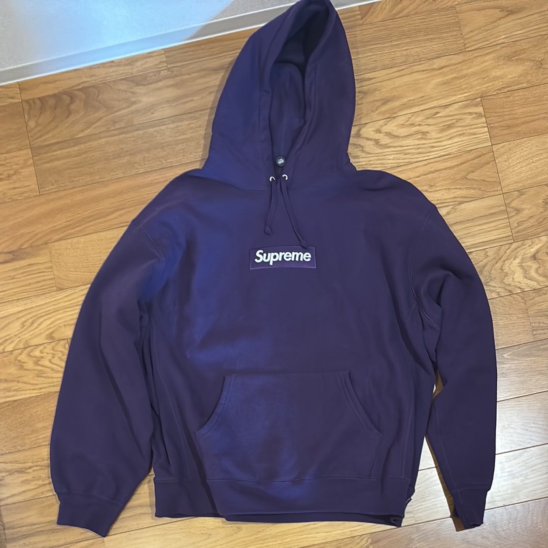 Supreme Box Logo Hooded Sweatshirt "Purple" (23FW)
