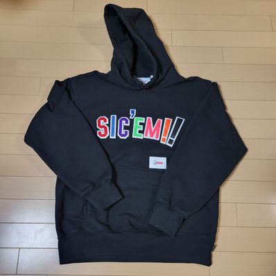 Supreme / WTAPS Sic'em! Hooded Sweatshirt "Black"