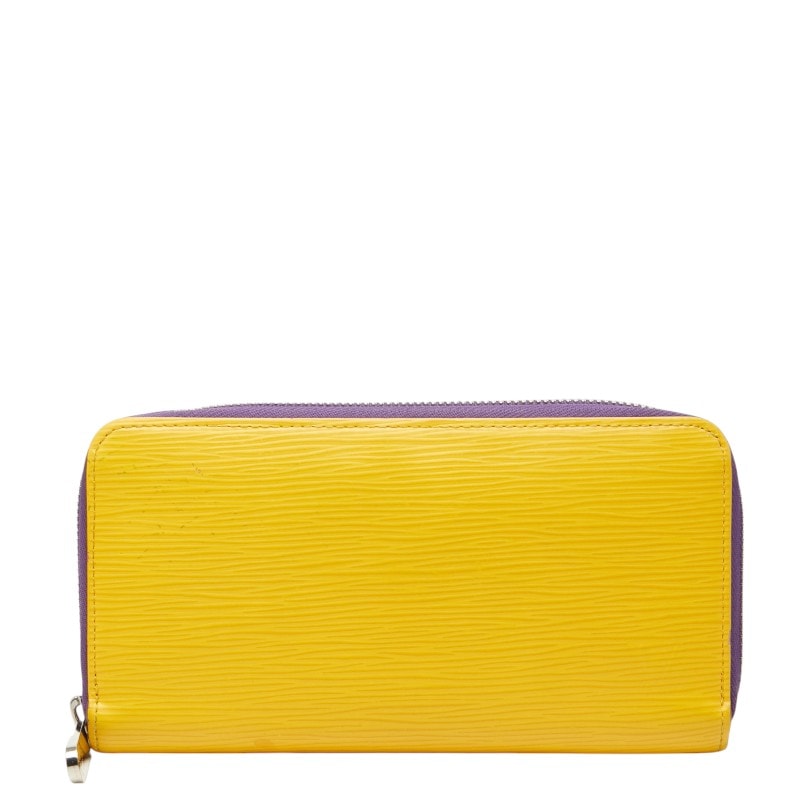 ルイ ヴィトン エピ ジッピーウォレット ラウンドファスナー 長財布 M62315 シトロン レザー レディース LOUIS VUITTON 中古