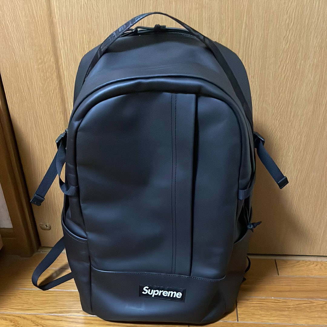 Supreme Leather Backpack "Black"