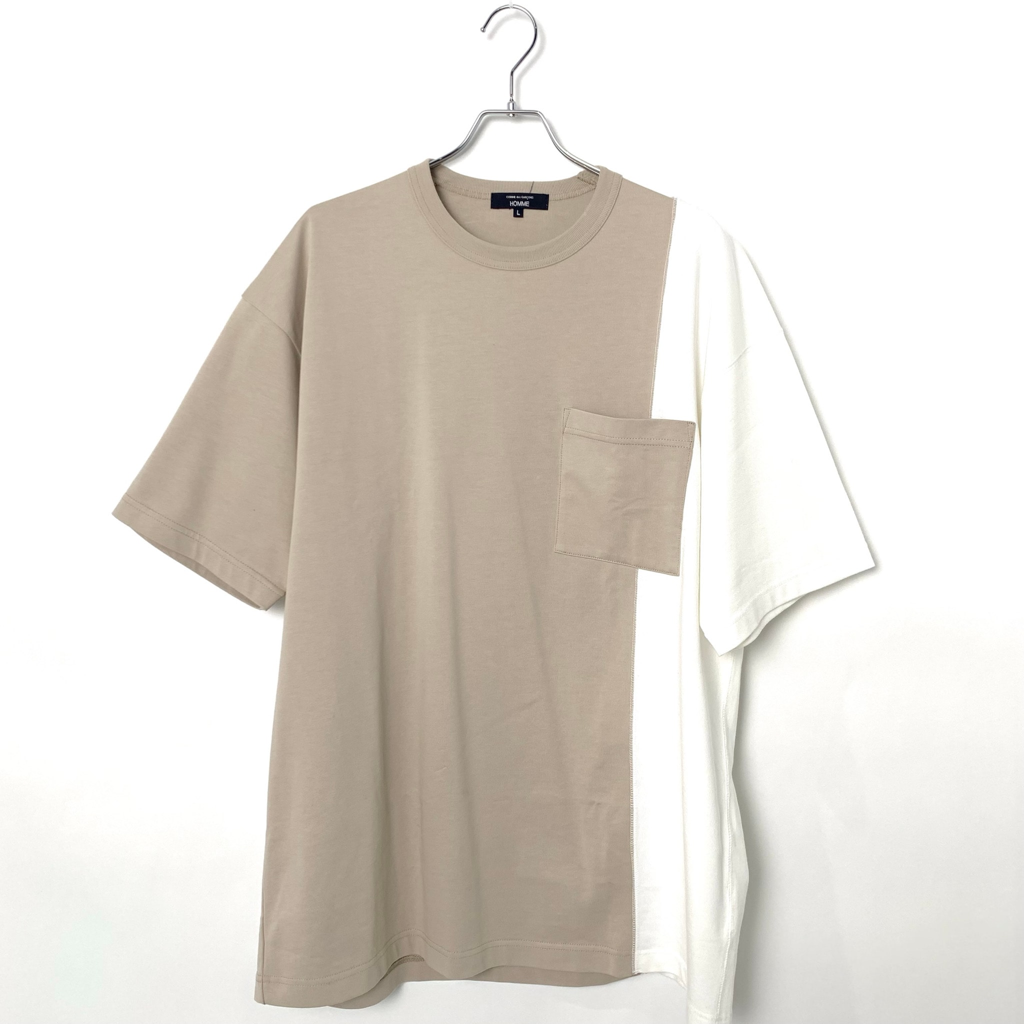 COMME des GARCONS HOMME SPRIT S/S T-SHIRT Beige