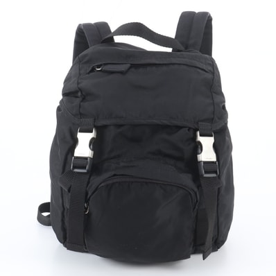 ■美品 プラダ テスート ナイロントライアングルロゴリュックサック