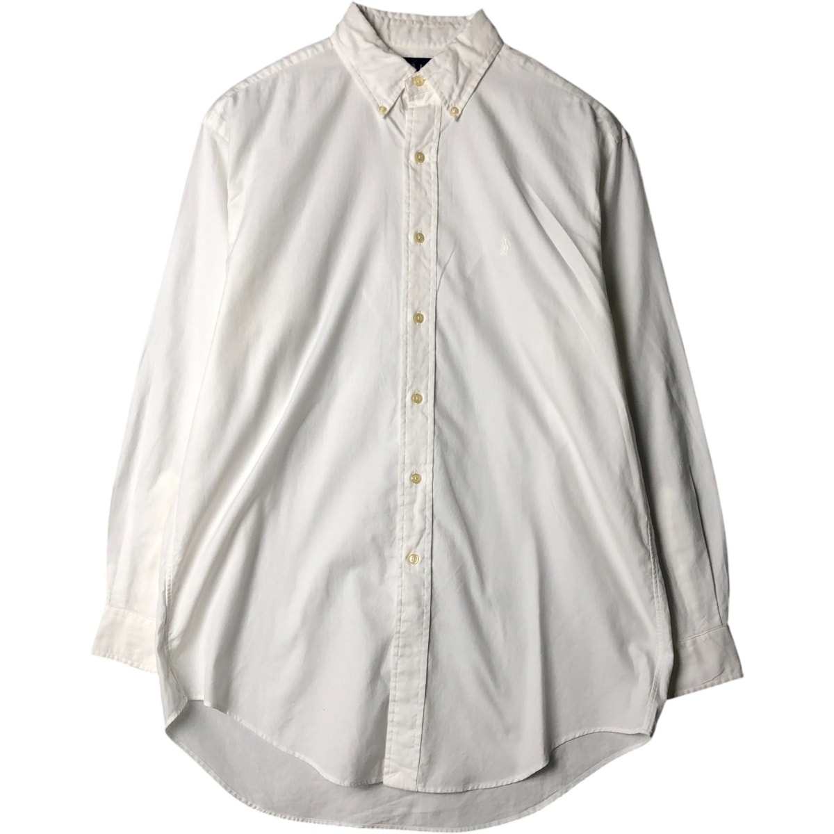 古着 ラルフローレン Ralph Lauren YARMOUTH 長袖 ボタンダウンシャツ メンズM相当/eaa578063