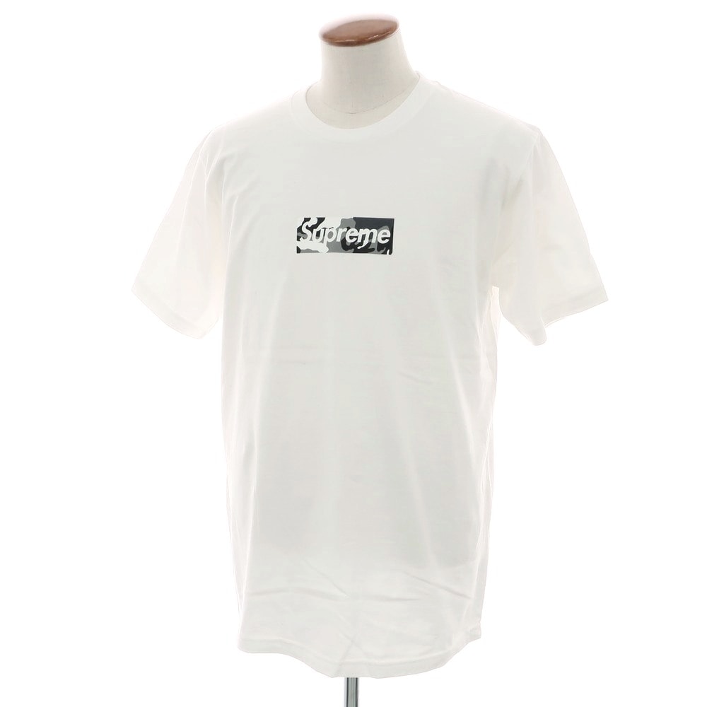 【中古】シュプリーム Supreme 2025年春夏 Miami Box Logo Tee コットン 半袖Tシャツ ホワイト【サイズM】【メンズ】