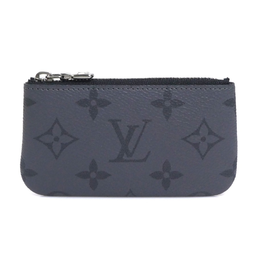 ルイ ヴィトン LOUIS VUITTON コインケース モノグラム エクリプス ポシェット クレ/モノグラム エクリプス ブラック/グレー メンズ【中古】 r11144i
