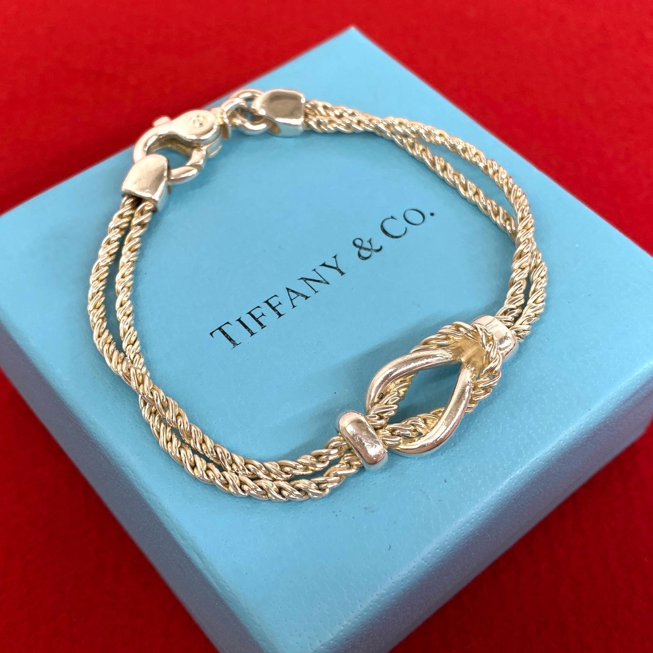 TIFFANY&Co. ティファニー ダブルロープ センターノット ブレスレット シルバー925 ブレスレット シルバー
22571