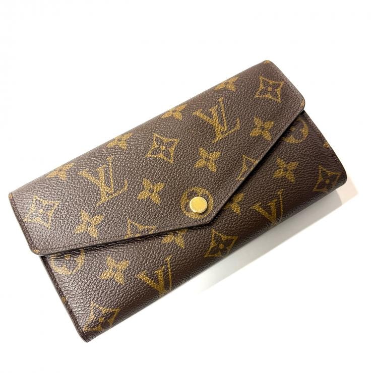 ルイ・ヴィトン LOUIS VUITTON モノグラム M60531 ポルトフォイユ・サラ 長財布【鑑定済み】正規品