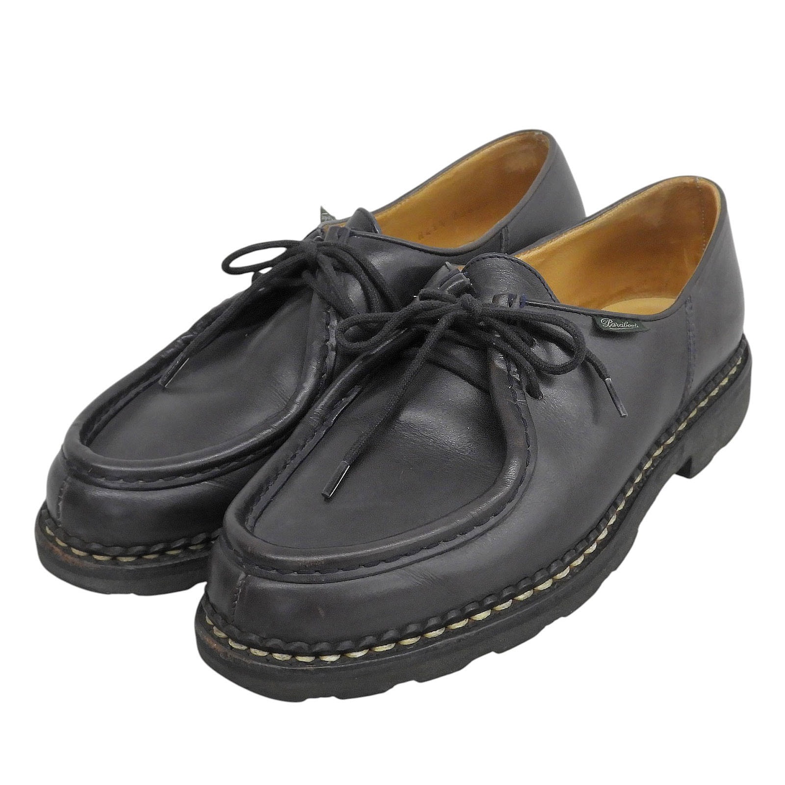 良品 パラブーツ レザーシューズ MICHAEL ブラック メンズ 41.5