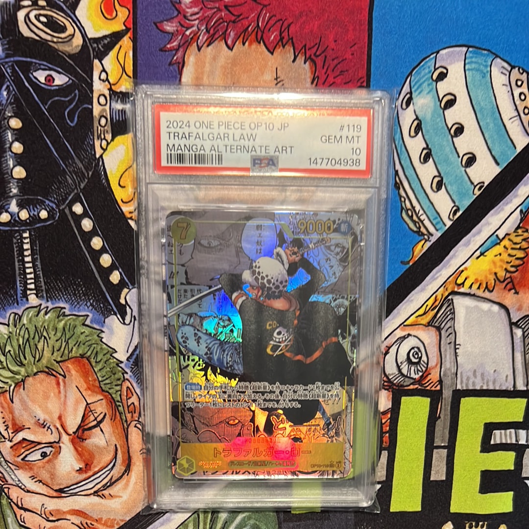 トラファルガー・ロー SEC-SP (コミパラ) [OP10-119](ブースターパック「王族の血統」)