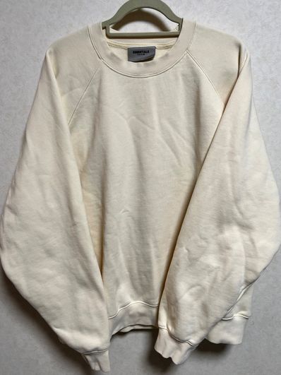 FEAR OF GOD ESSENTIALS Pull-Over Crewneck "Butter cream"