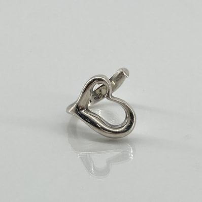 TIFFANY&Co.(ティファニー) エルサペレッティ オープンハート Ag925 #11号 リング・指輪 5.88g シルバー