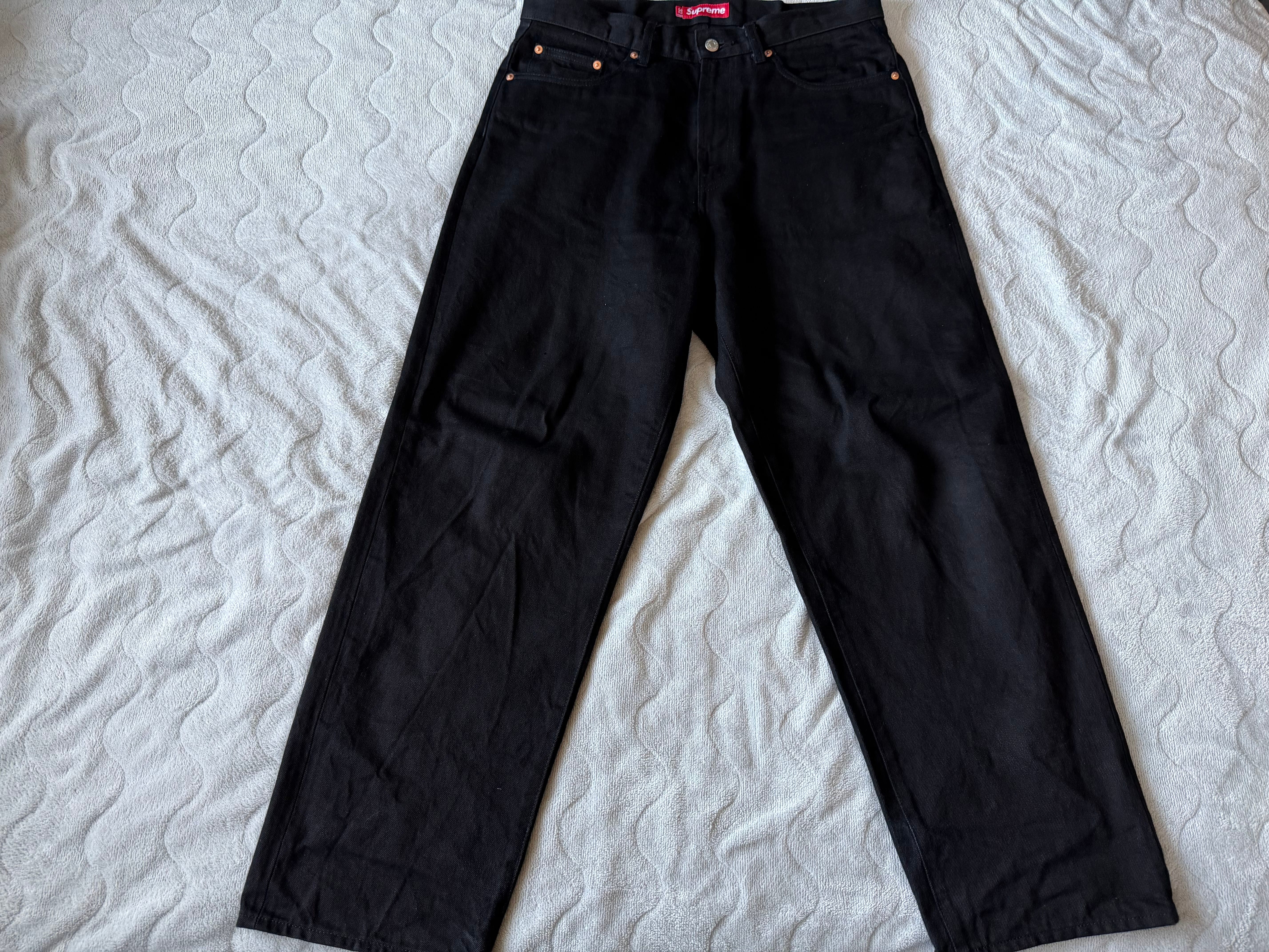 Supreme Baggy Selvedge Jean (25FW) "Rigid Black"