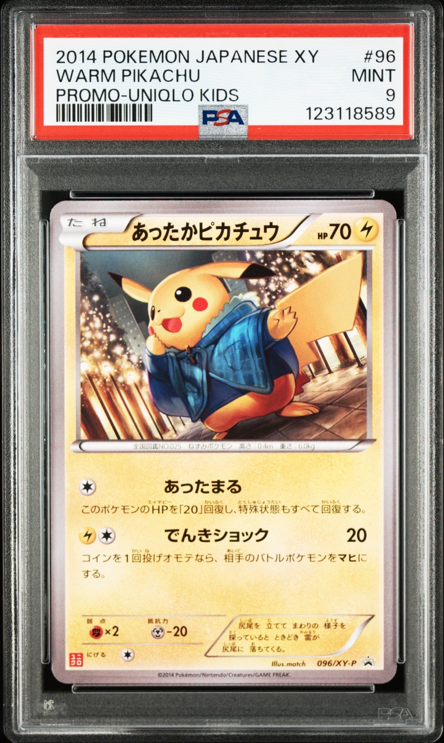 あったかピカチュウ PROMO XYシリーズプロモーションカード PROMO