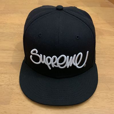 Supreme Handstyle New Era "Black"