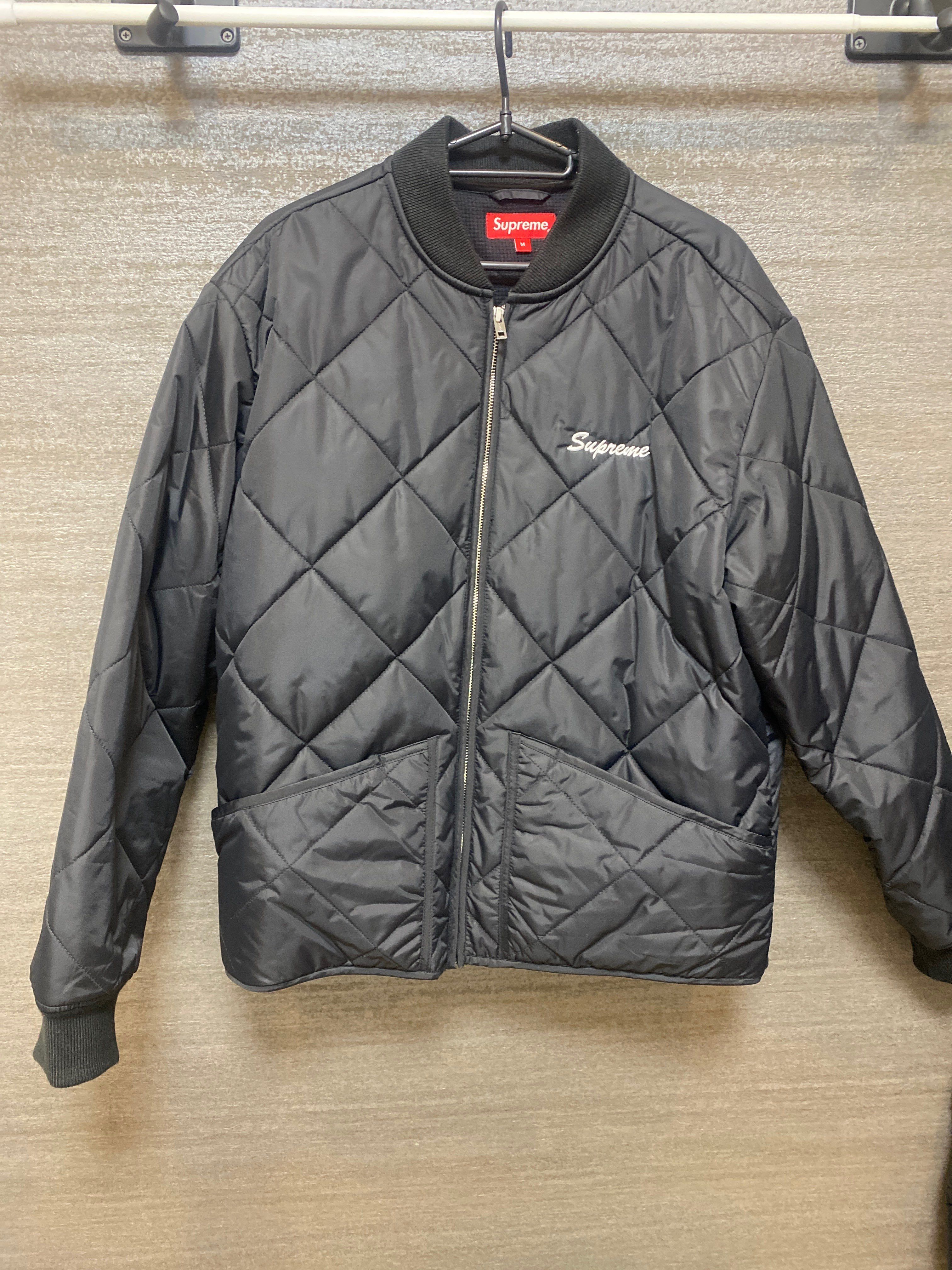Supreme Quit Your Job Quilted Work Jacket 