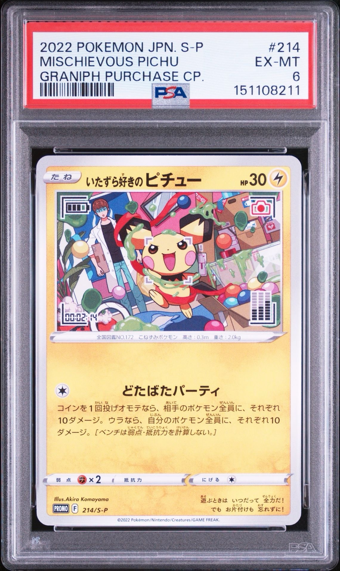 Mischievous Pichu - 214/S-P