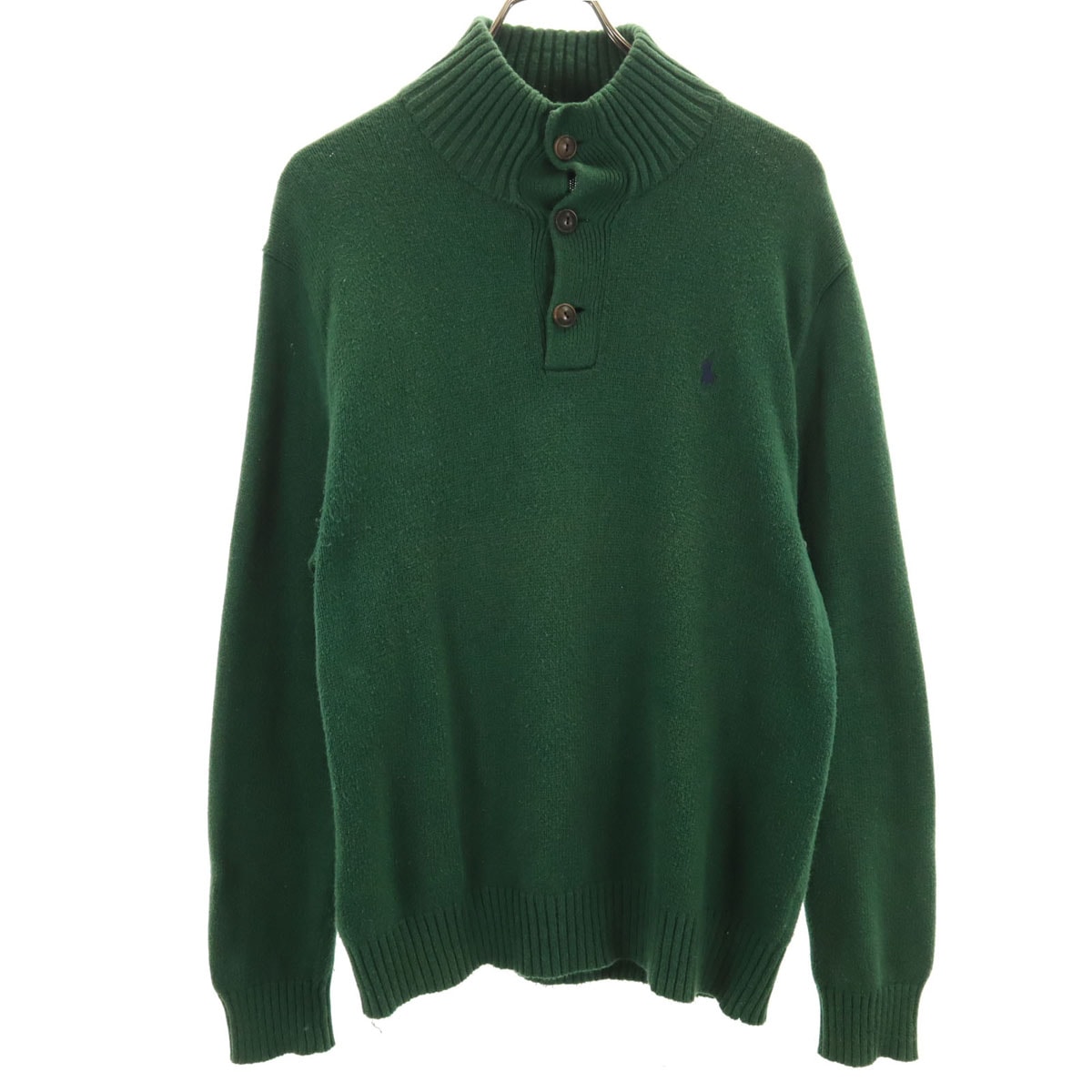 POLO RALPH LAUREN ポロラルフローレン 長袖 セーター M グリーン ニット
