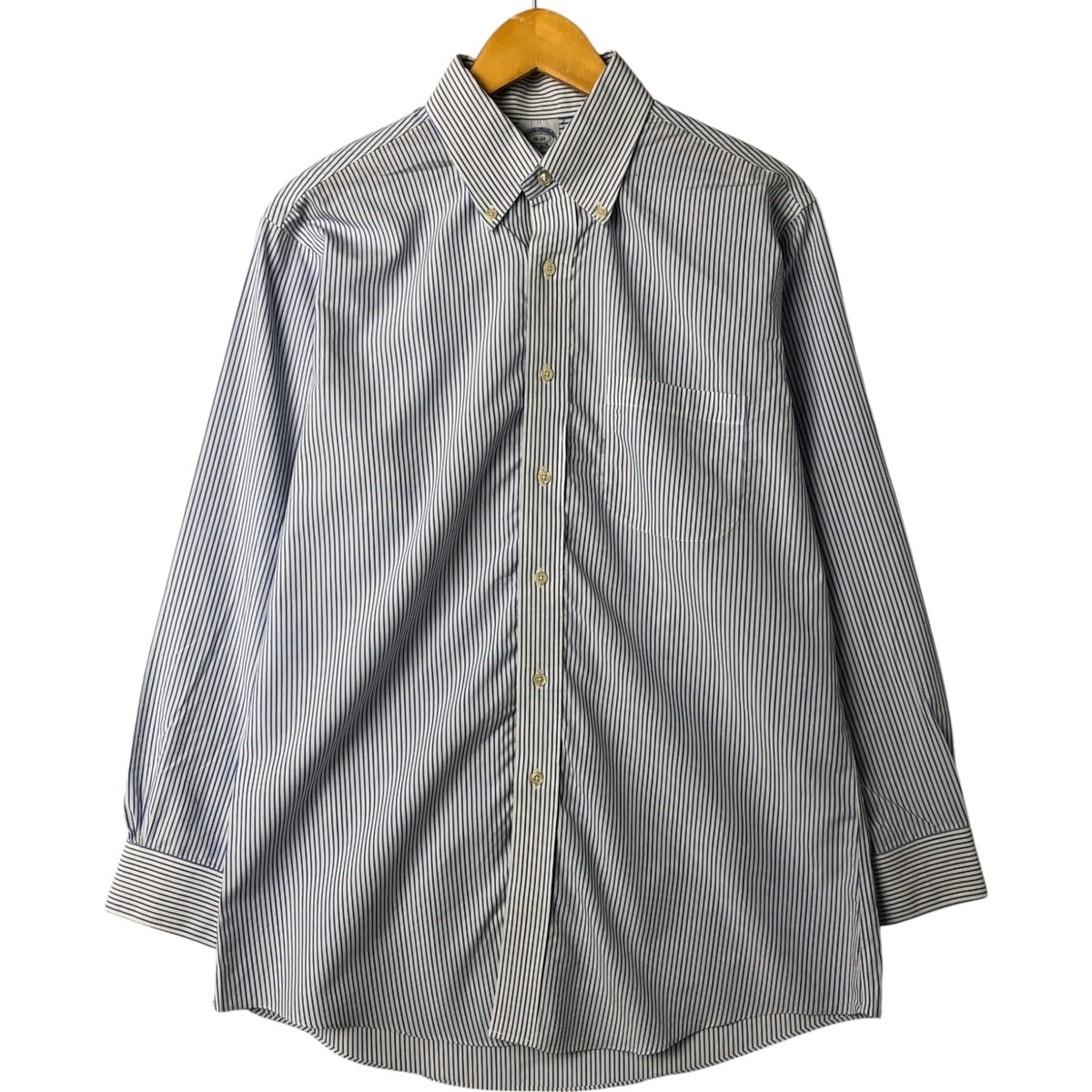 古着 ブルックスブラザーズ Brooks Brothers Est.1818 長袖 ボタンダウンストライプシャツ メンズL相当/eaa544981