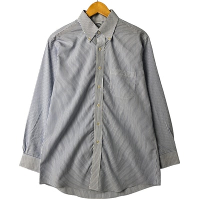 古着 ブルックスブラザーズ Brooks Brothers Est.1818 長袖 ボタンダウンストライプシャツ メンズL相当/eaa544981