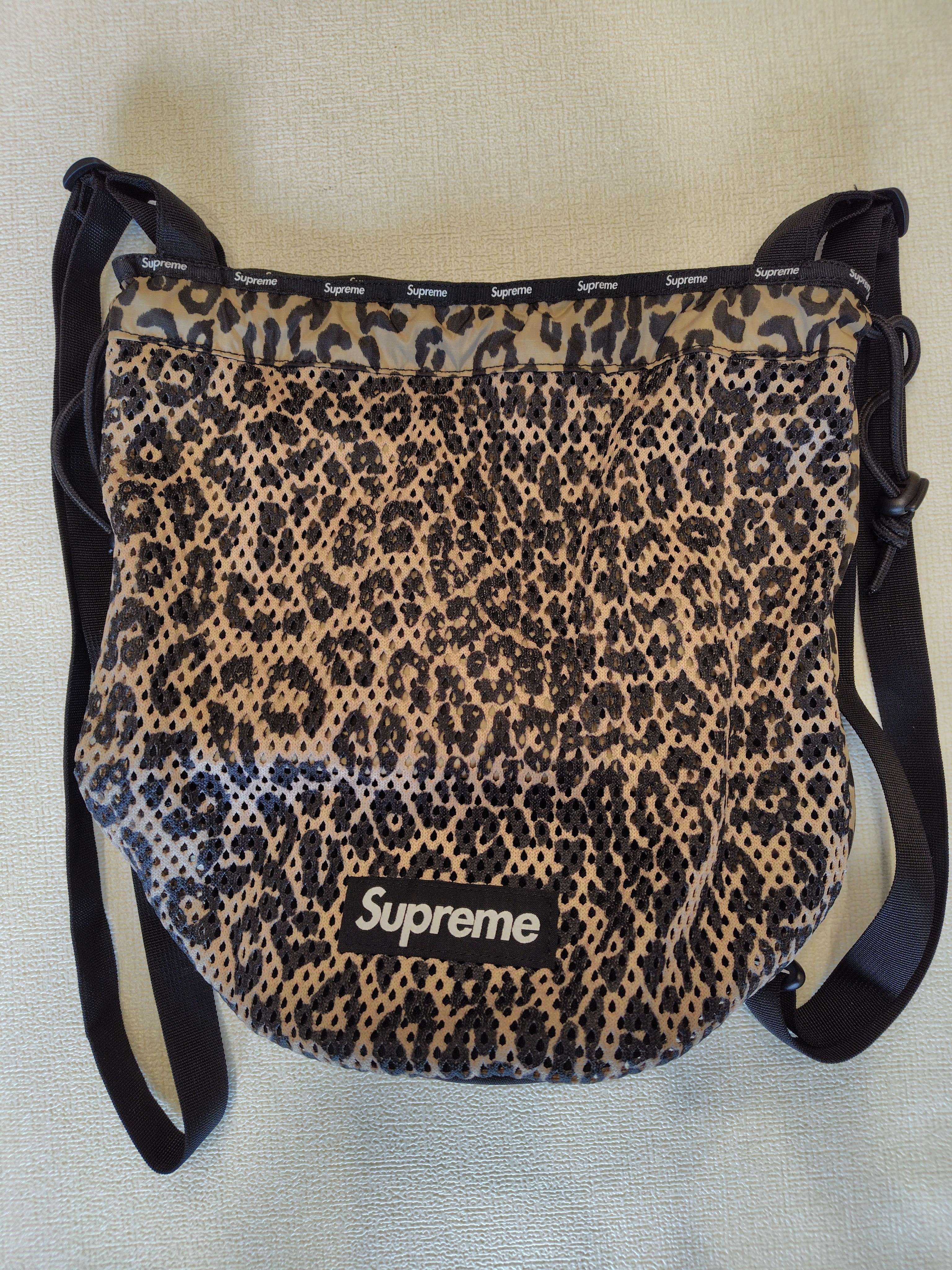 Supreme Mesh Small Backpack "Leopard"