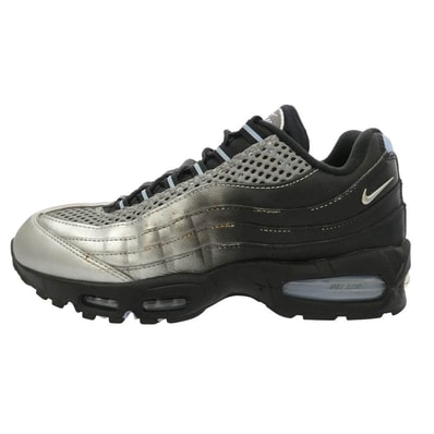NIKE ナイキ PALACE パレス IQ7708-095 × Palace Skateboards パレス スケートボード Air Max 95 Big Bubble Metallic Silver Aluminum スニーカー 28cm【中古】