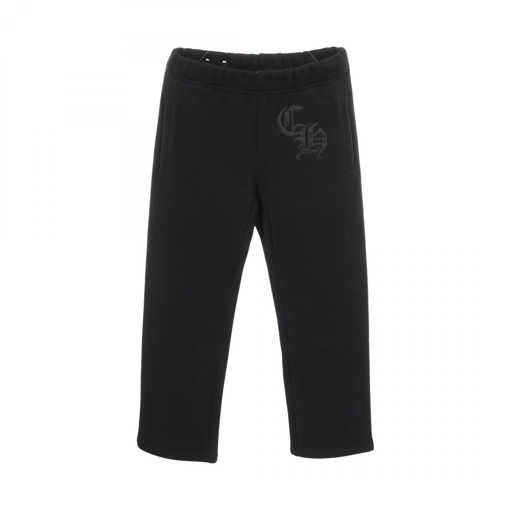 クロムハーツ CHROME HEARTS CHロゴ パンツ 衣料品 ボトムス コットン メンズ ブラック系 【中古】