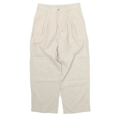 ZARA ザラ プリーツ入りリラックスフィットスーツパンツ 4702/872/746 EU40 LIGHT BEIGE スラックス ボトムス g28411