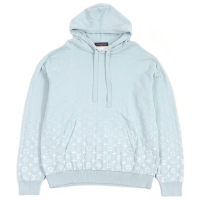 極美品 ルイヴィトン
パーカー ライトブルー メンズ XL