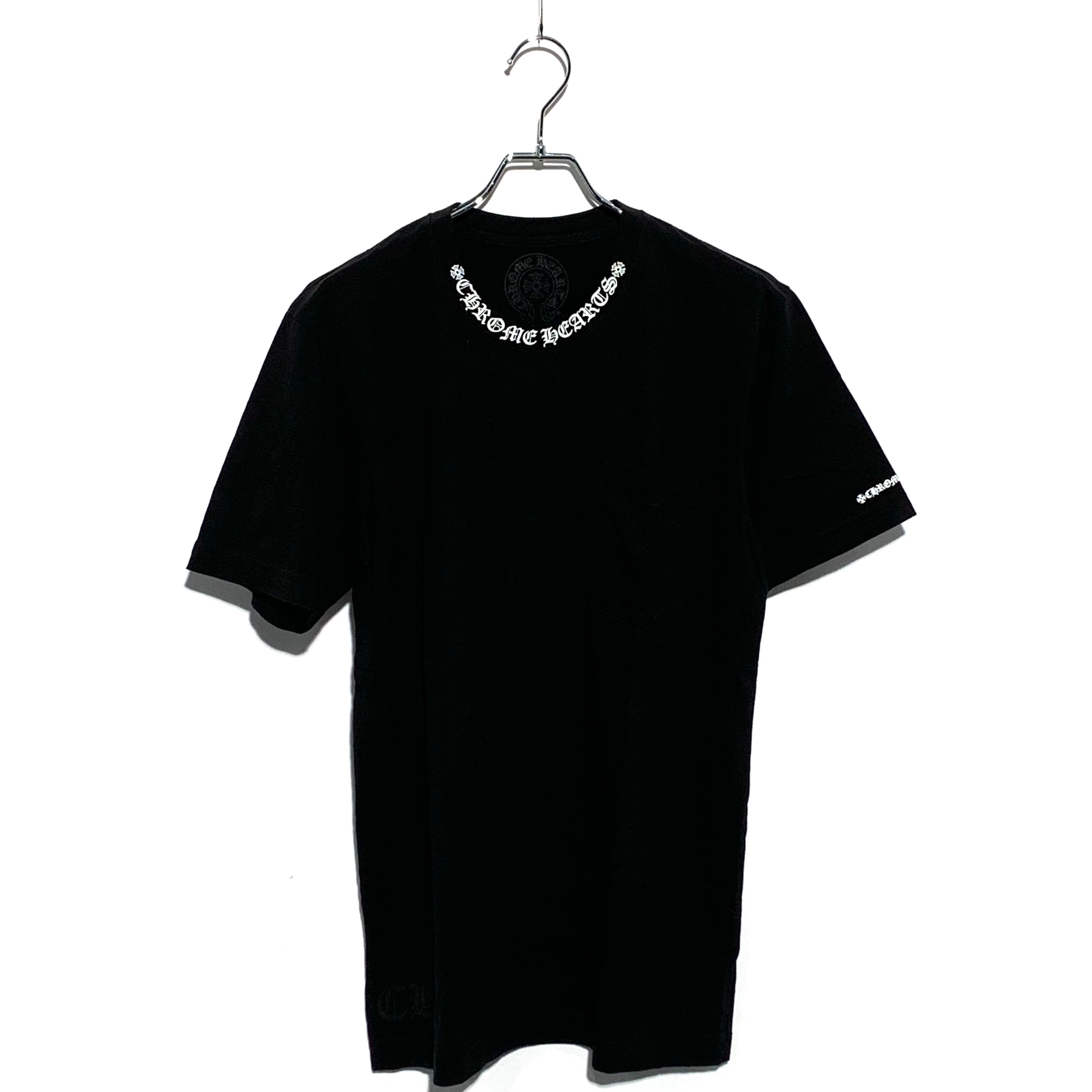 クロムハーツ ネックロゴ ショートスリーブ Tシャツ 