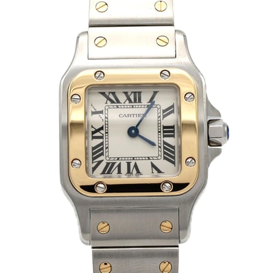 カルティエ サントスガルベSM コンビ W20012C4 SSxYG クォーツ