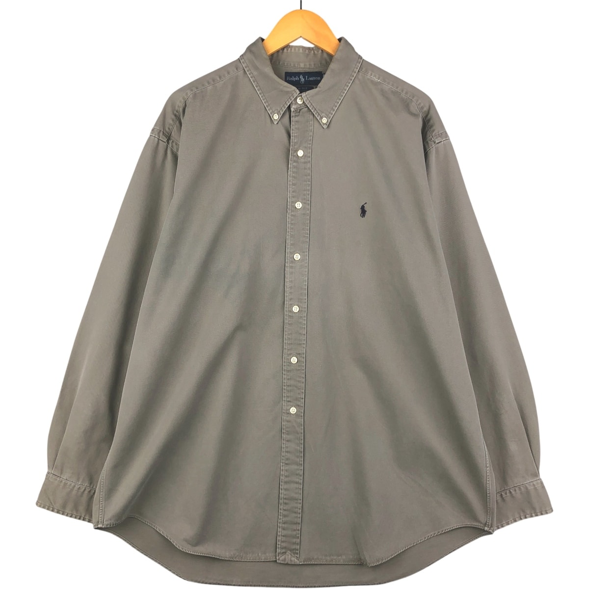古着 ラルフローレン Ralph Lauren BLAKE 長袖 ボタンダウンシャツ メンズXL相当/eaa591688