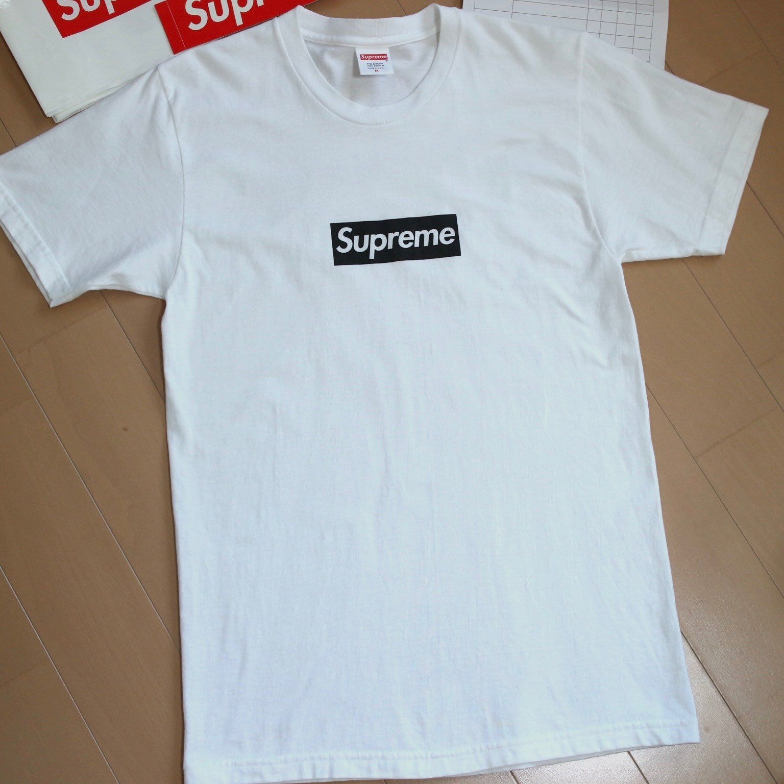 Supreme Paris Box Logo Tee "White"