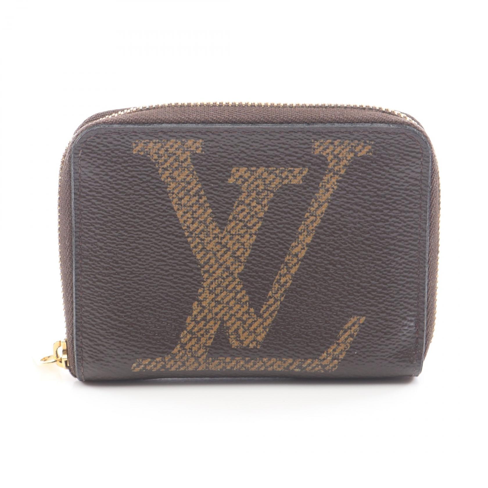 ルイ・ヴィトン LOUIS VUITTON ジッピー コインパース モノグラムジャイアント コインケース 財布 PVCコーティングキャンバス モノグラム・ジャイアントリバース レディース ブラウン系 M69354 【中古】
