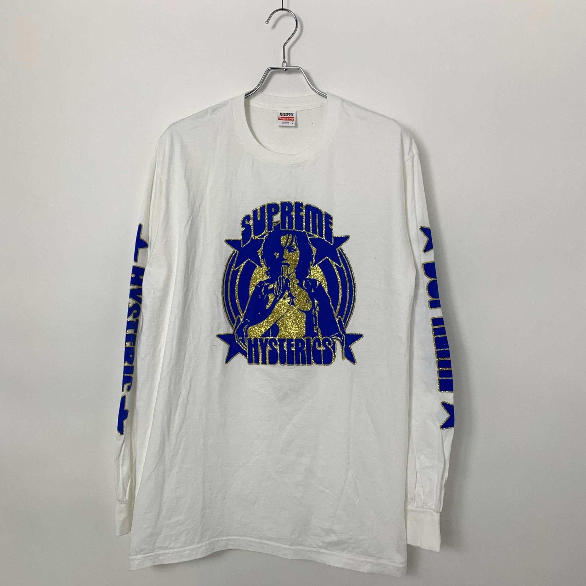 Supreme x HYSTERIC GLAMOUR L/S Tee "White"