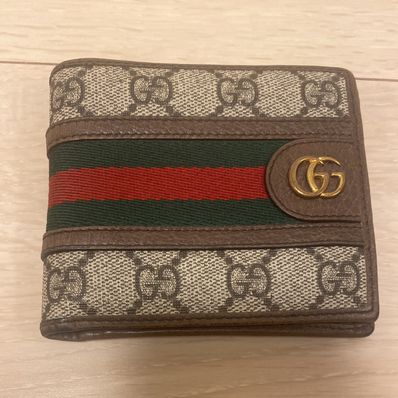 GUCCI Ophidia GG Coin Wallet "Beige/Ebony"