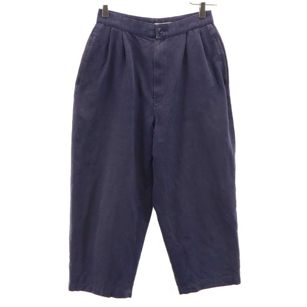 ISSEY MIYAKE イッセイミヤケ 70s 初期タグ クロップドパンツ パープル