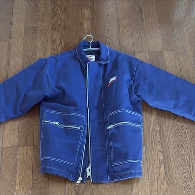 Supreme / NIKE® Double Zip Work Jacket "navy"