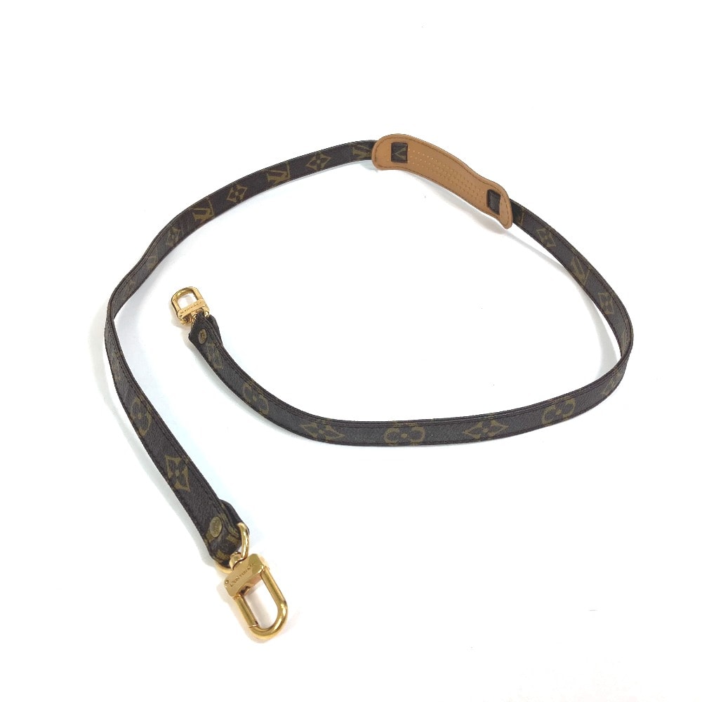 ルイヴィトン LOUIS VUITTON バッグアクセサリー モノグラム カバン バッグ小物 ショルダーストラップ モノグラムキャンバス ブラウン
