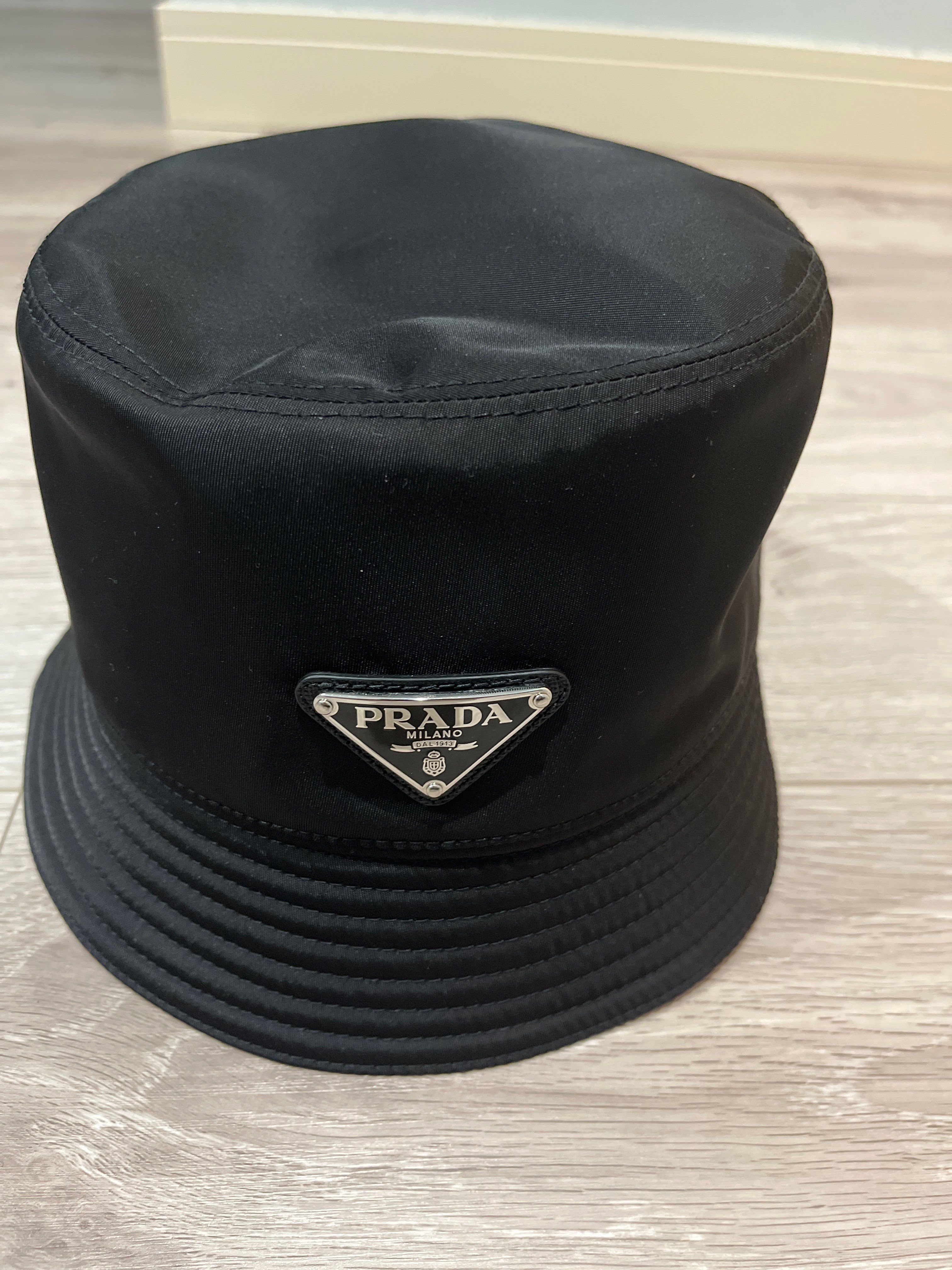 PRADA Re-Nylon Bucket Hat "Black"