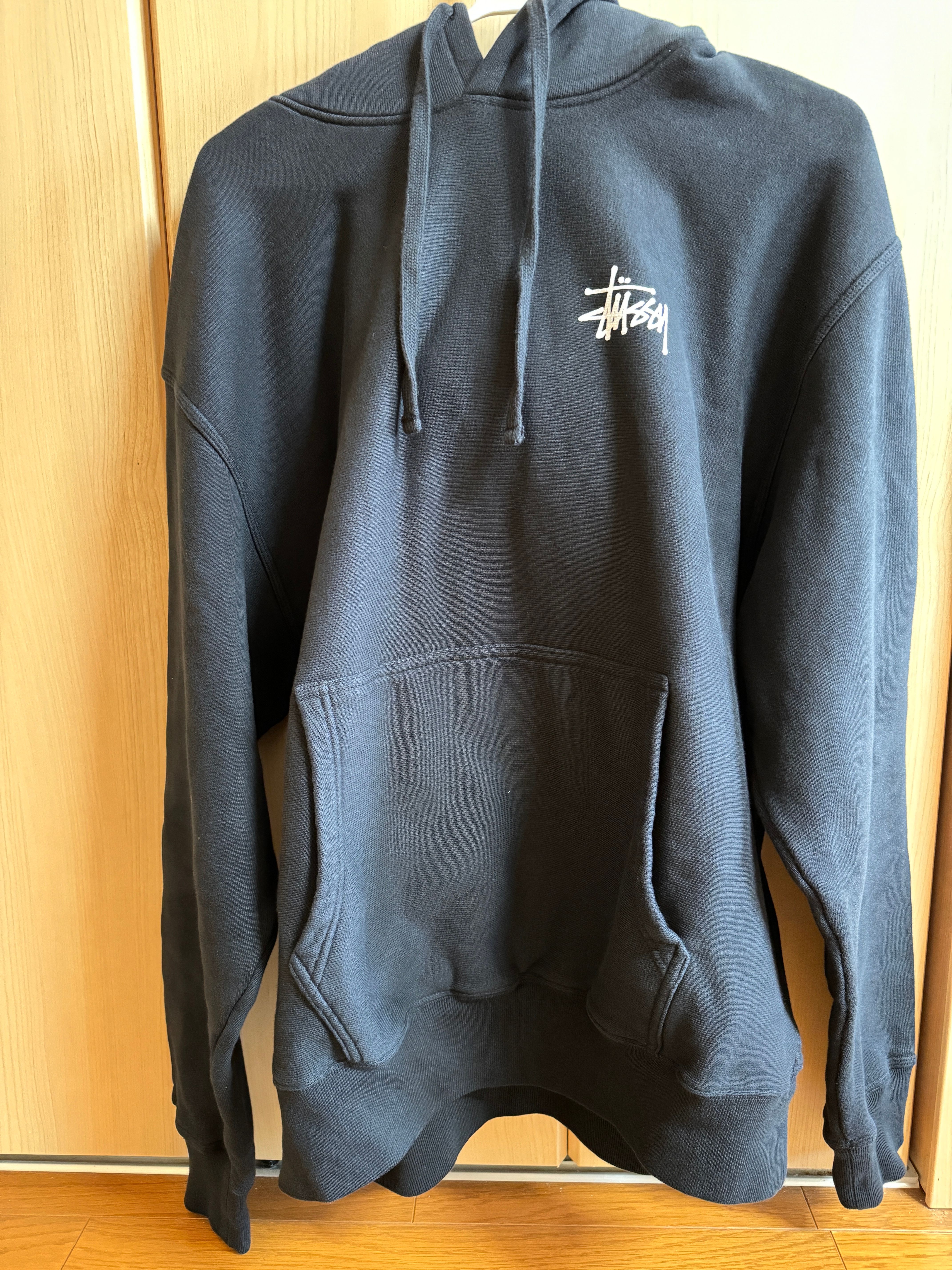 Stussy BASIC STUSSY HOOD "Black" (2022)