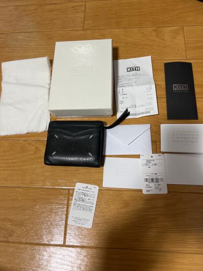 Maison Margiela Envelope Leather Wallet "Black"