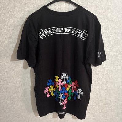 Chrome Hearts Cemetery Cross T-Shirt "Black/Multicolor"