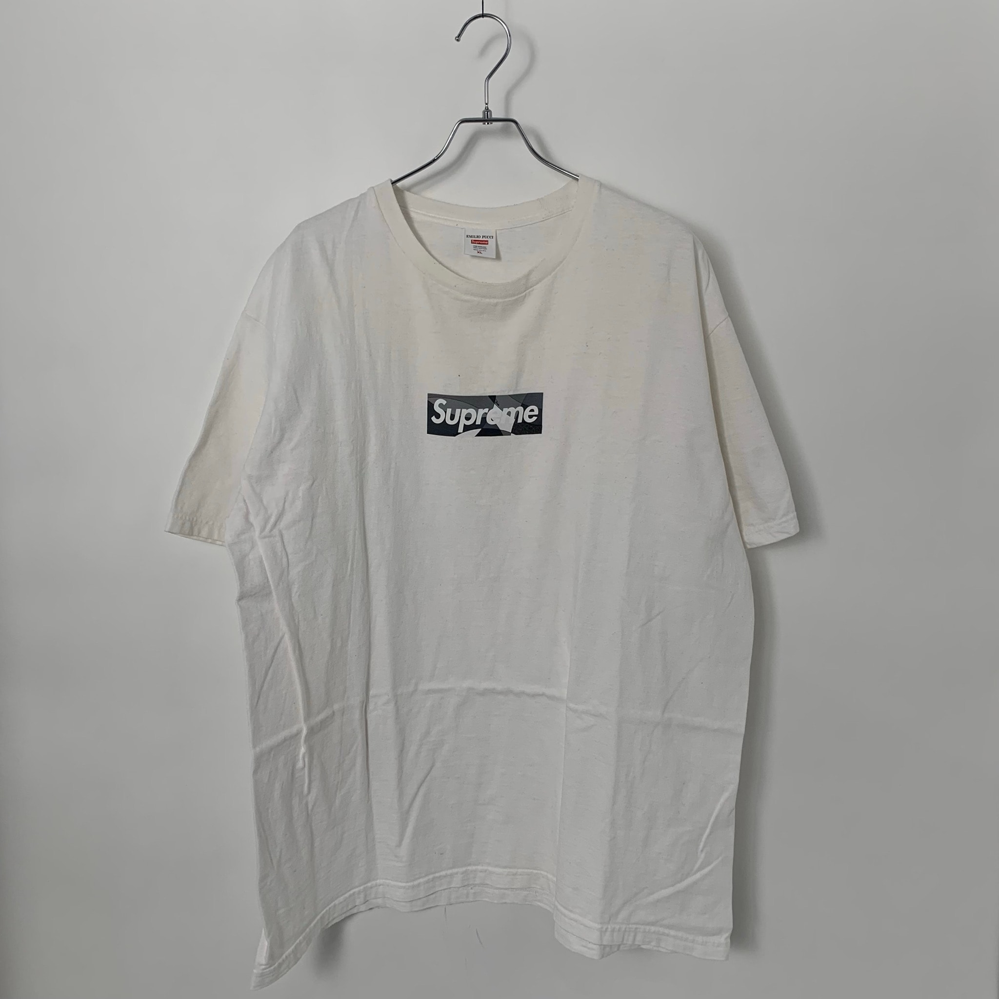 Supreme x Emilio Pucci Box Logo Tee "White/Black"