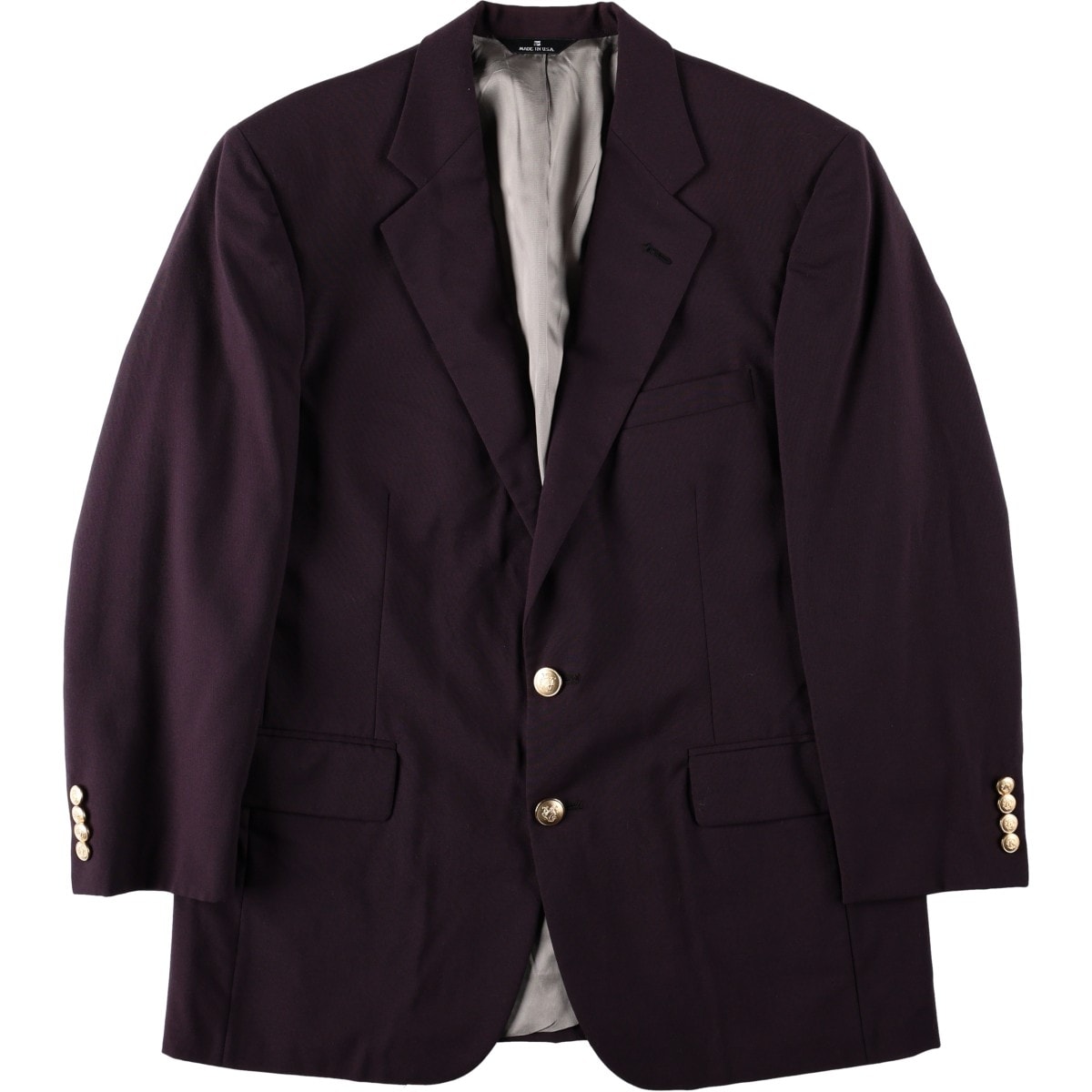 古着 ~90年代 ラルフローレン Ralph Lauren CHAPS チャップス ウールテーラードジャケット USA製 メンズL相当/eaa671526