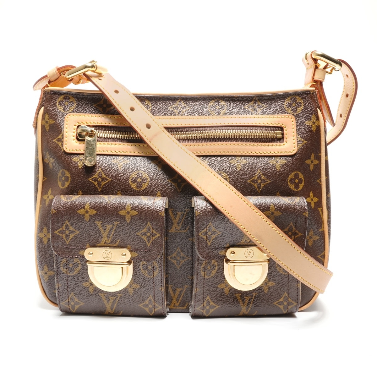 ヴィトン LV 2006年製 ハドソンGM モノグラム ショルダーバッグ【中古】