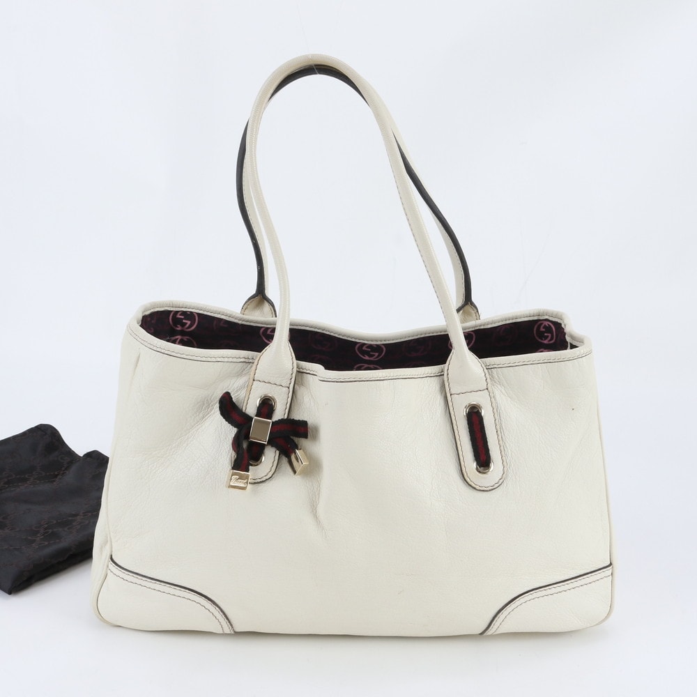 ■美品 グッチ プリンシー 163805 トート バッグ レザー